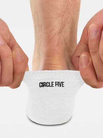 Circle Five Ankle socks '6 Paar Füßlinge Silikongrip ohne verrutschen' in White