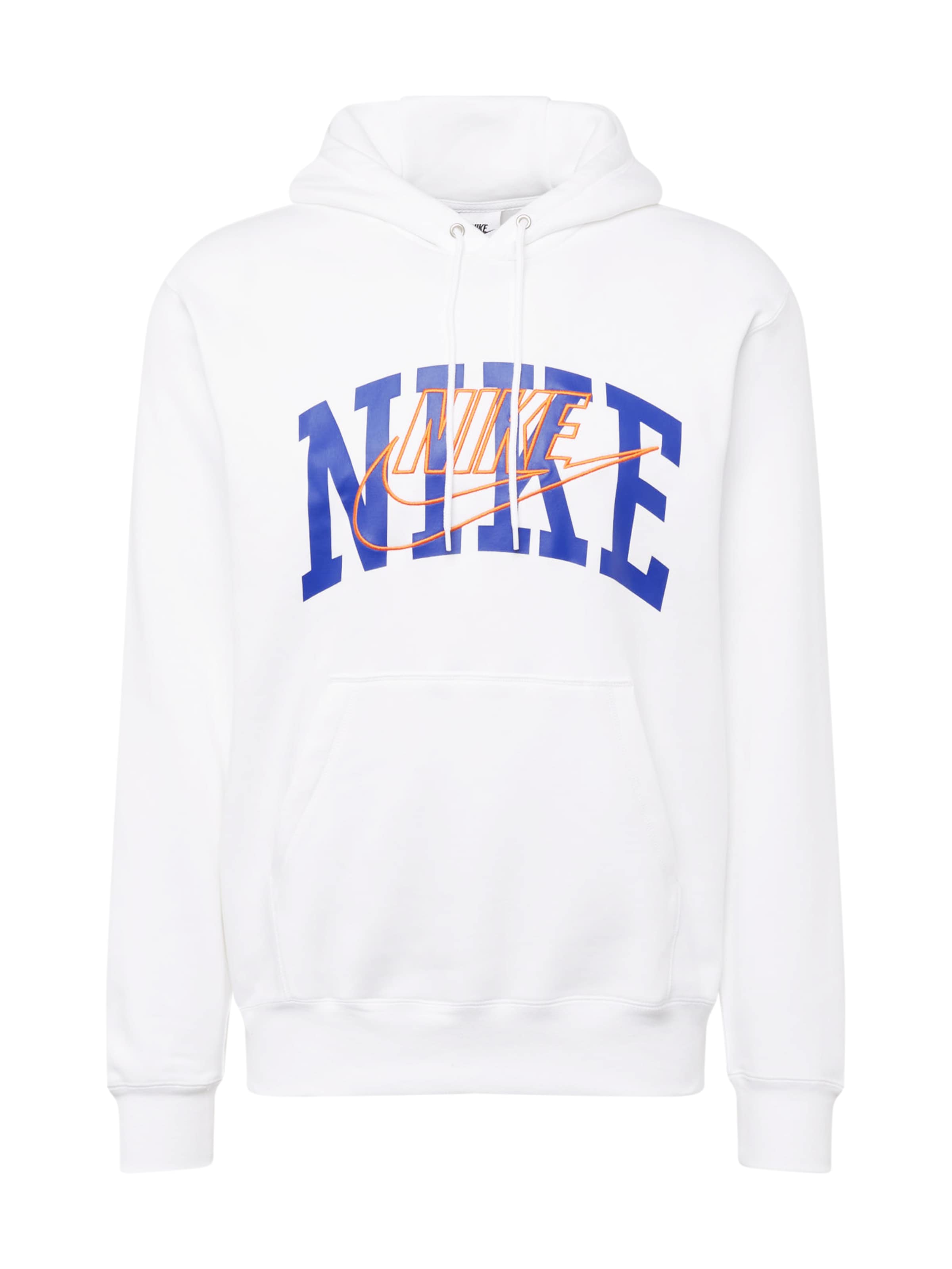 Nike Sportswear Sweatshirt 'CLUB' i hvid: forside