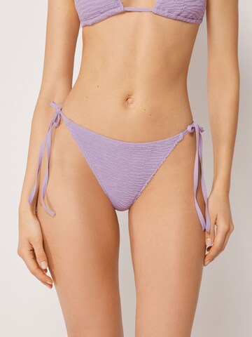 CALZEDONIA Bikinihose 'Crinkle Waves' in Lila: Vorderseite