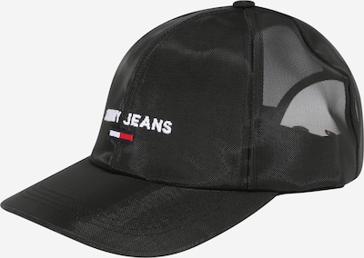 Tommy Jeans Шапка с козирка в нейви синьо / червено / черно / бяло, Преглед на продукта