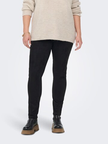 ONLY Carmakoma Slimfit Leggings 'Jennie' i svart: framsida