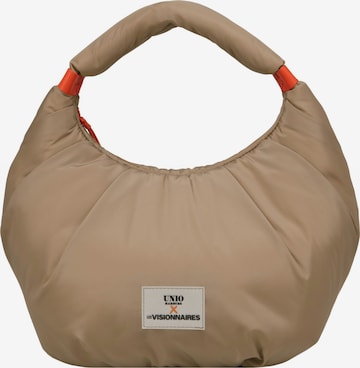Borsa a mano 'Unio' di Les Visionnaires in marrone: frontale