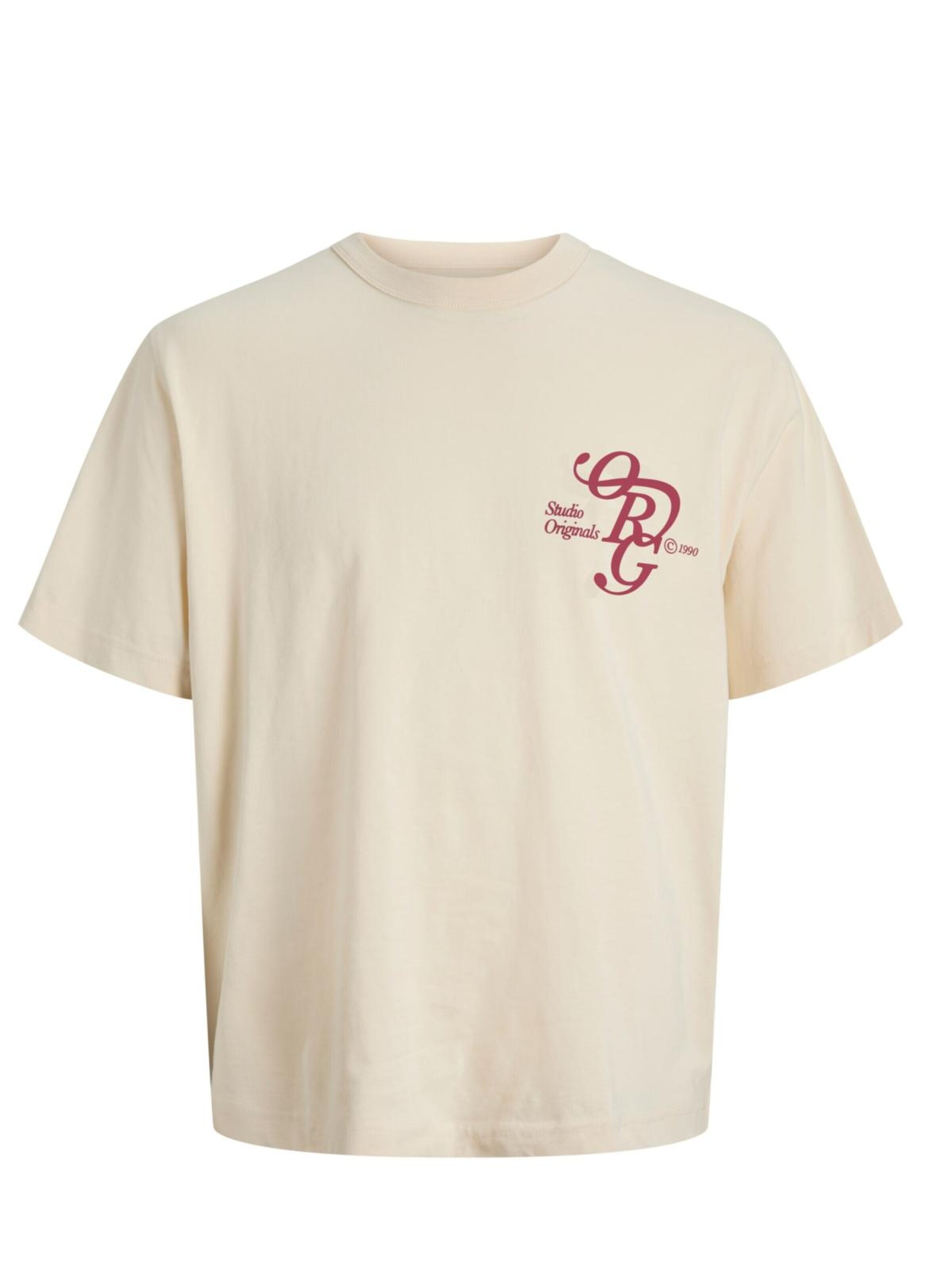 JACK & JONES Shirt 'JORGRAMERCY' in Beige: voorkant