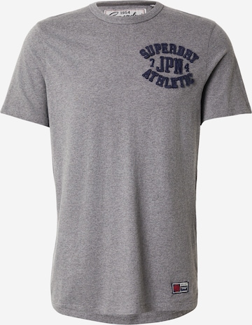 Superdry Shirt 'Vintage Athletic' in Grey: front