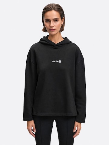 EthiquetSweater majica 'Kapuzenpullover' - crna boja
