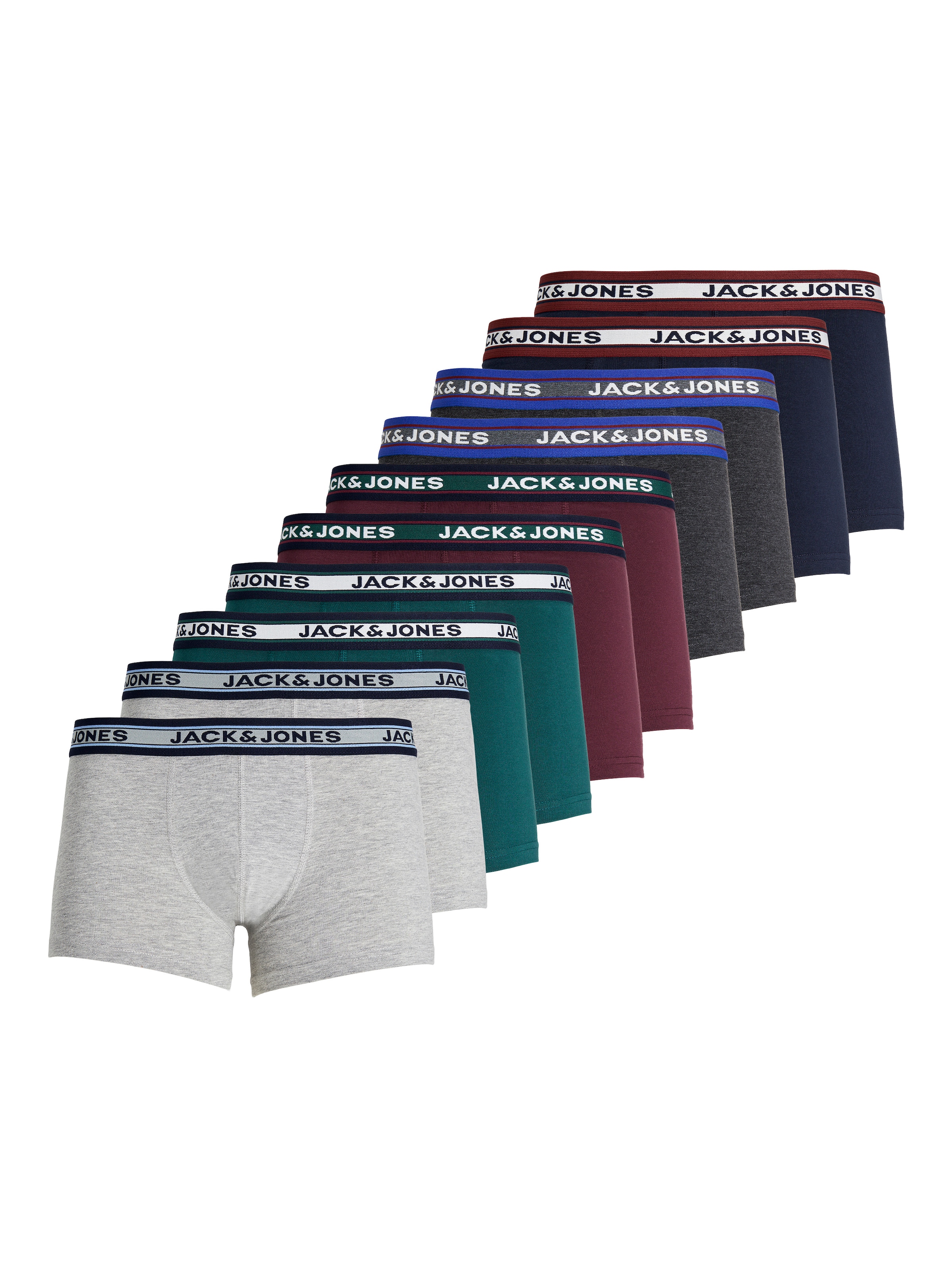 Boxers 'Jacsolid' JACK & JONES en mélange de couleurs : devant