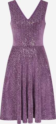 Robe de cocktail HotSquash en violet : devant