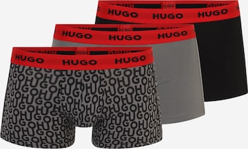 HUGO Red Boxerky – šedá: přední strana