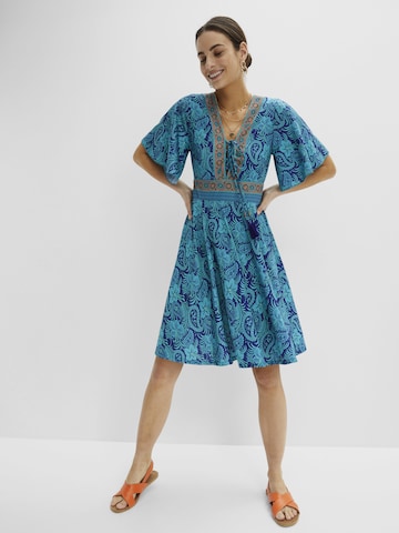 bonprix Jurk in Blauw