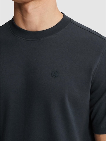 T-Shirt 'T-shirt in interlock jersey' CAST IRON en bleu