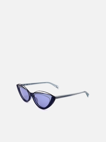 POLICE Sunglasses 'Police SPL937 Blue, shiny baby-blue 55/17/140 Women Sunglasses' in Blue: front