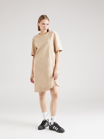 smėlio ADIDAS SPORTSWEAR Sportinė suknelė 'Essentials': priekis
