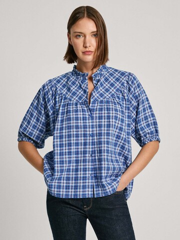 Pepe Jeans Bluse ' NELLA ' in Blau: Vorderseite