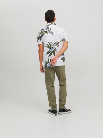 T-Shirt 'Tropic' JACK & JONES en blanc