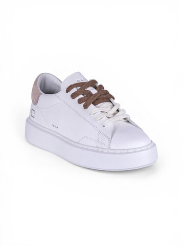 Sneaker alta 'Sfera' di Date in bianco: frontale