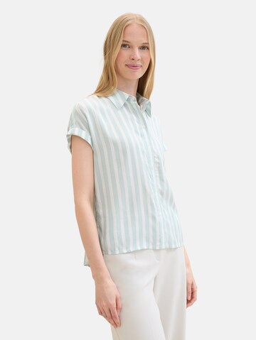 TOM TAILOR Bluse i grøn: forside