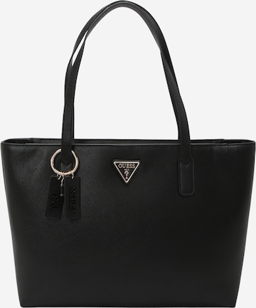 GUESS Nakupovalna torba | črna barva: sprednja stran