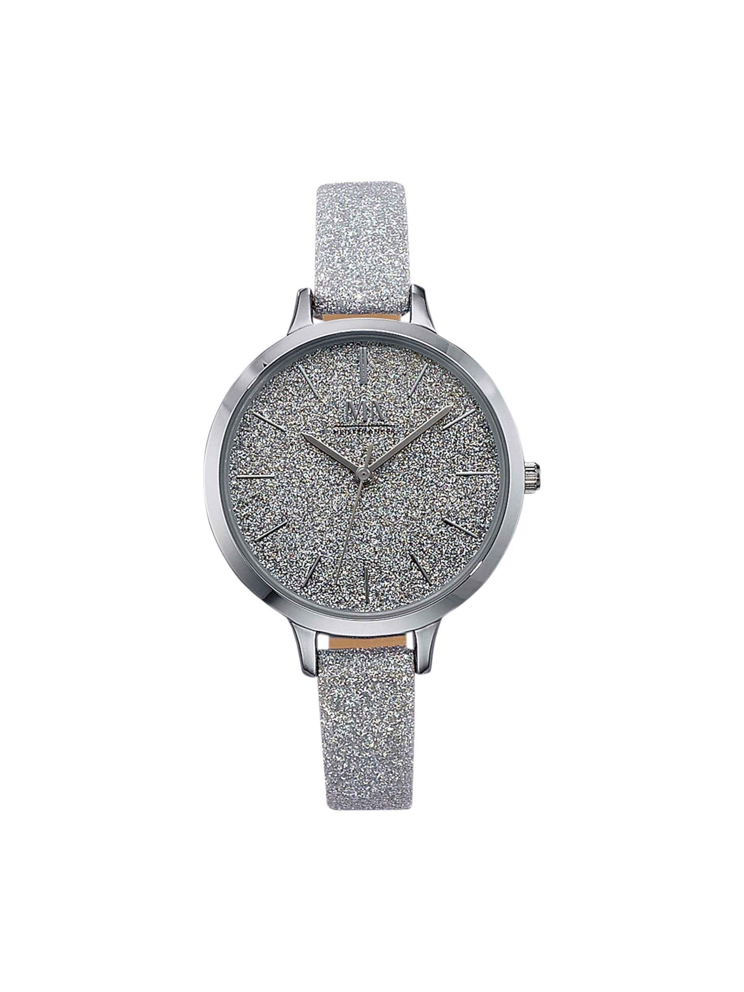 MeisterAnker Analog Watch in Silver: front
