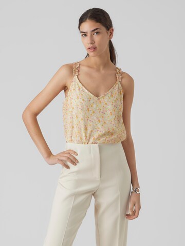 VERO MODA Top 'SMILLA' in Wit: voorkant