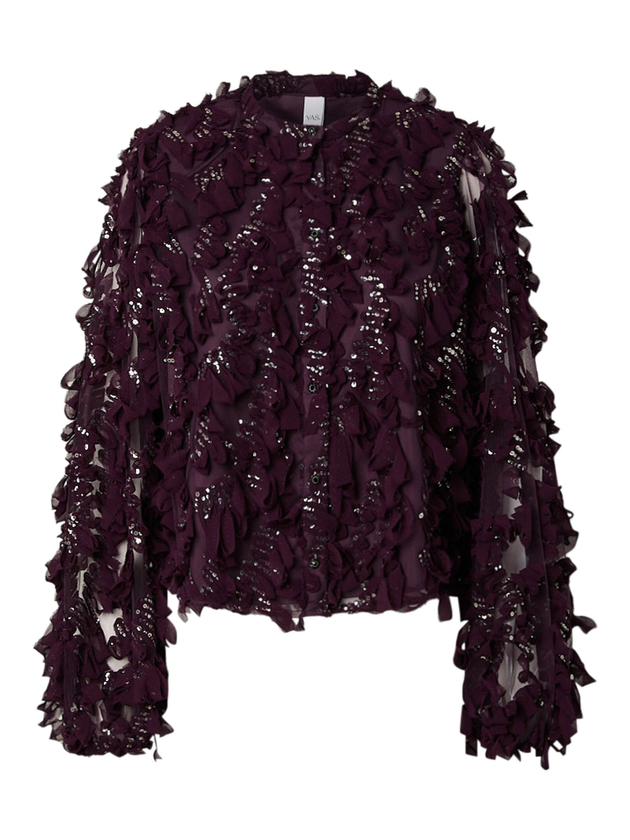 YAS - Blusa 'ABELONE' en lila: frente