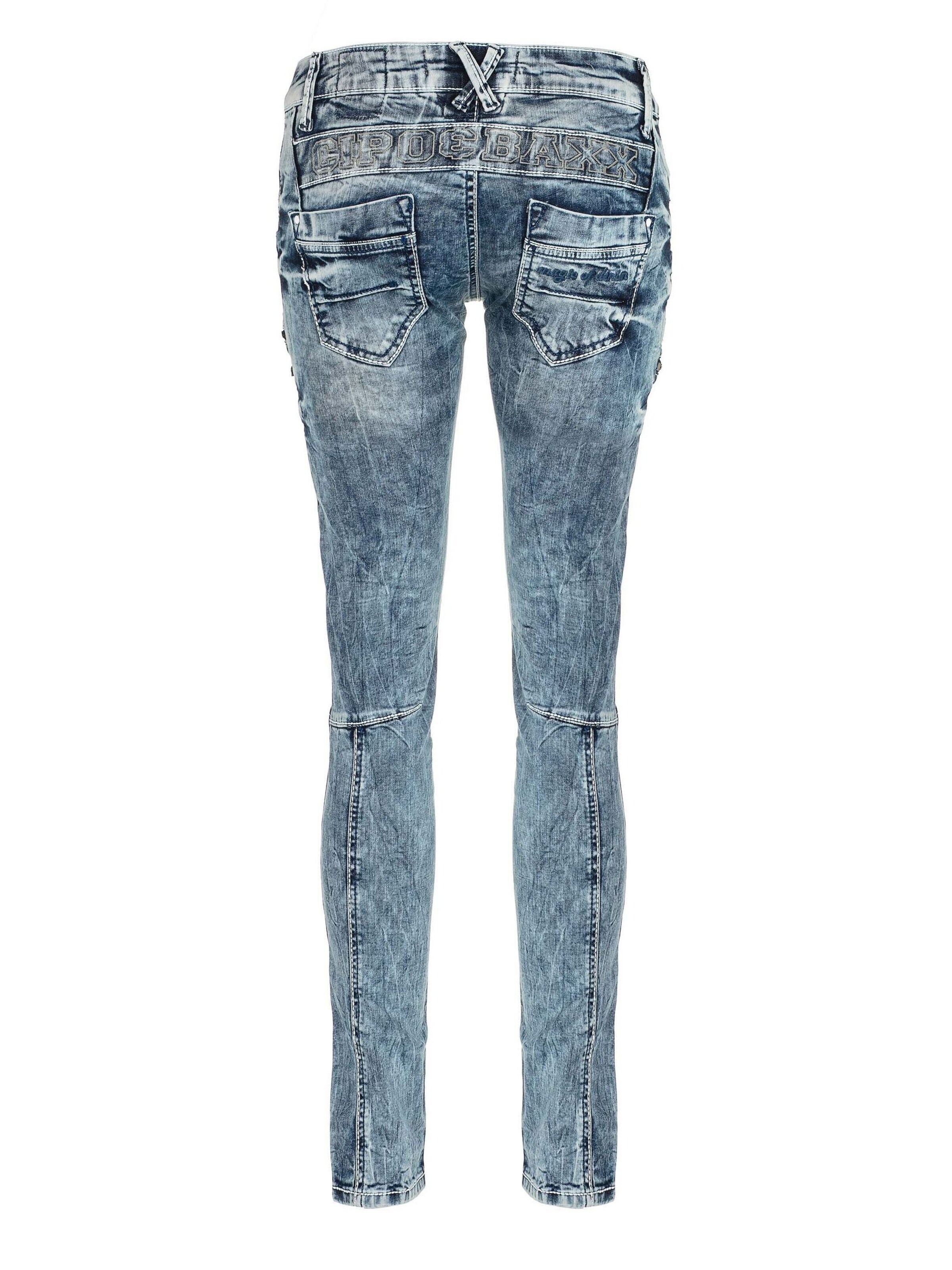 CIPO & BAXX Skinny Jeans in Blauw