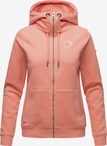 MARIKOO Sweatjacke 'Setsunaa' in Orange: predná strana