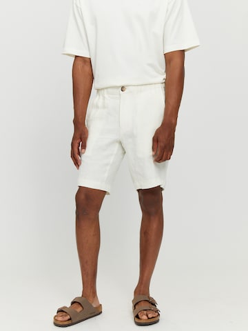 mazine Regular Pants ' Littlefield Linen ' in White: front