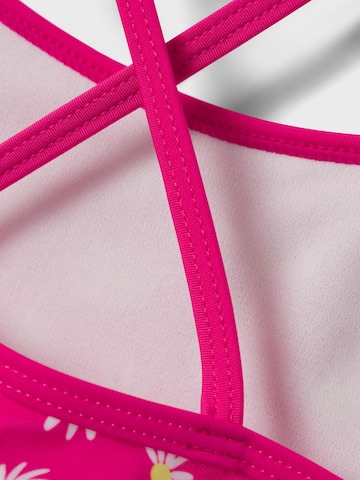 NAME IT - Bustier Bikini 'Zimone' en rosa