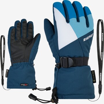 ZIENER Athletic Gloves 'LANI' in Blue: front