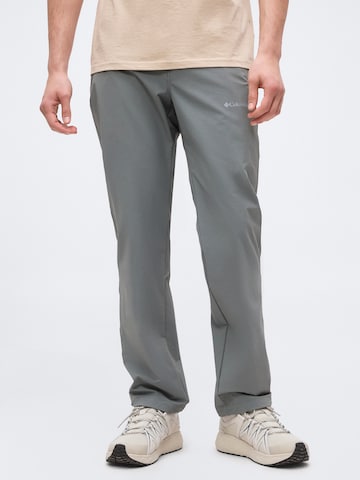 COLUMBIA Normální Outdoorové kalhoty 'Essential Hike™ 365' – šedá: přední strana