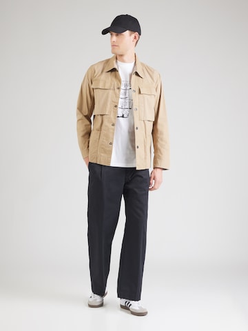 Carhartt WIP Тениска 'Masterpiece' в бяло