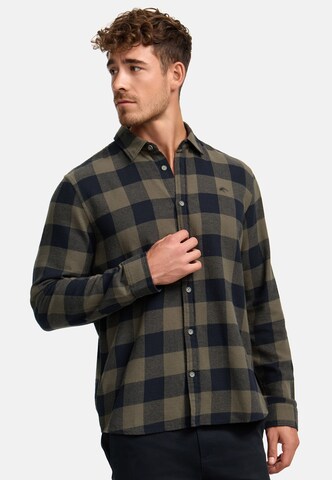 INDICODE JEANS Regular fit Button Up Shirt in Green