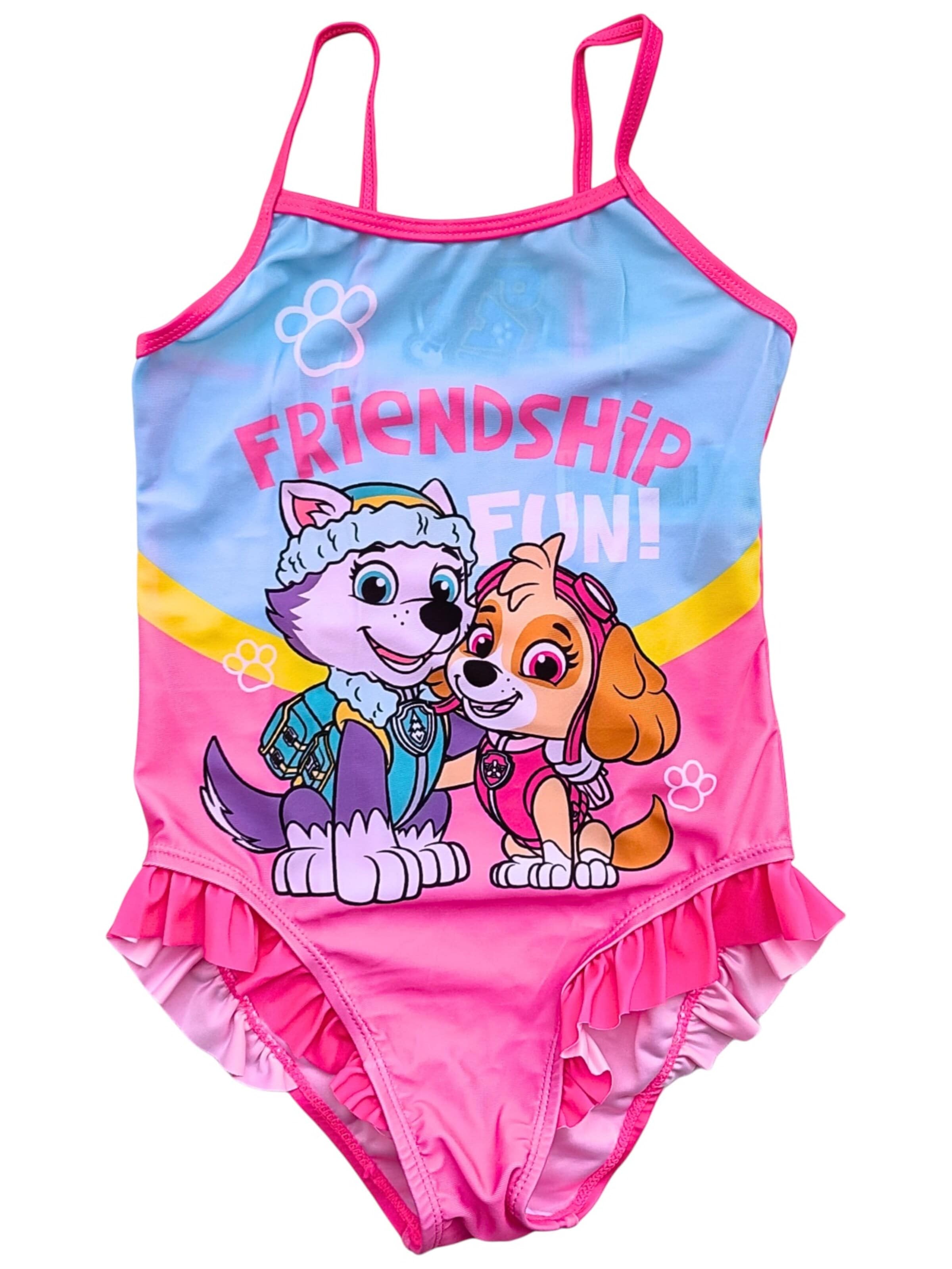 Paw Patrol Swimsuit in Pink: front