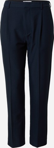 DAN FOX APPAREL Regular Trousers with creases 'Gabriel' in Blue: front