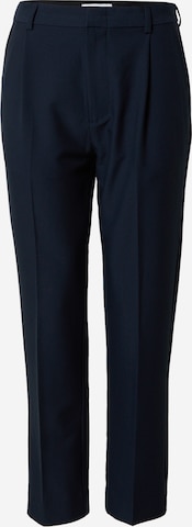 DAN FOX APPAREL Regular Pleated Pants 'Gabriel' in Blue: front