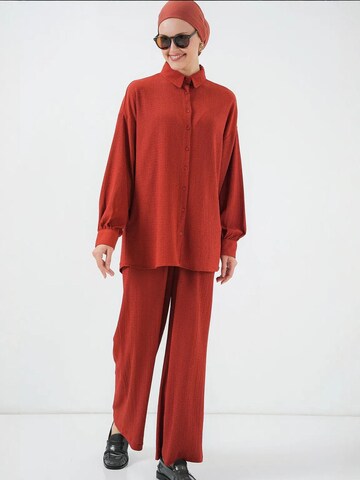 Bigdart - Calças de fato em vermelho: frente