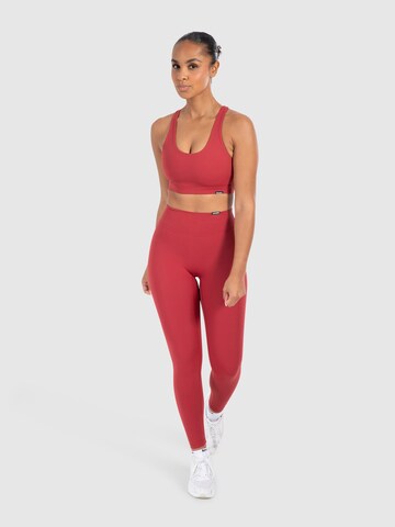 Smilodox Slimfit Leggings in Rood