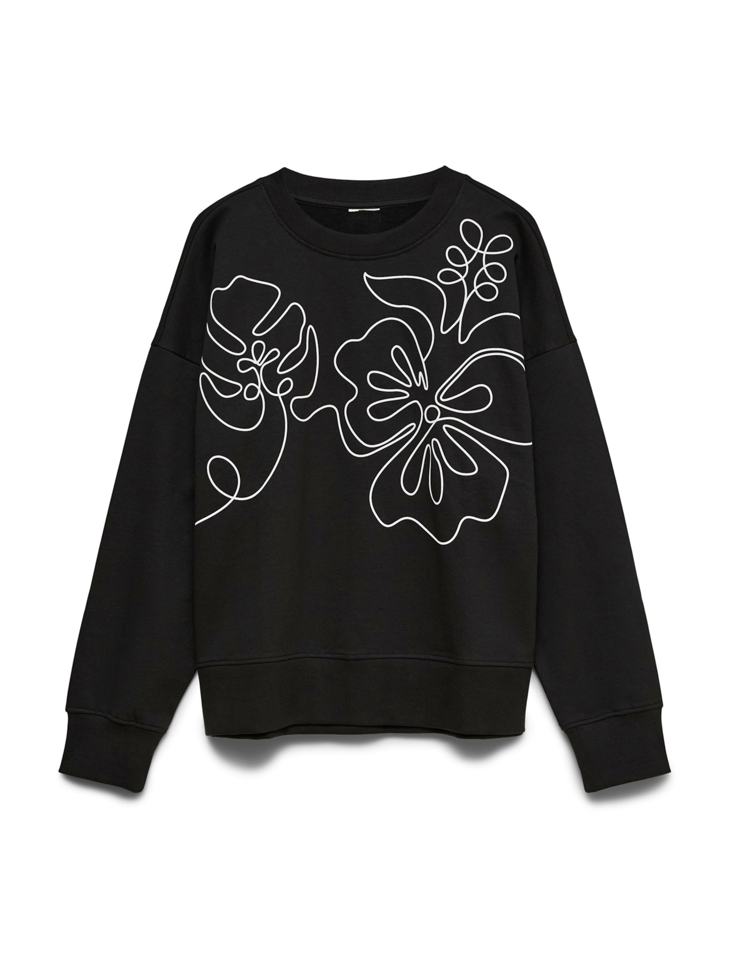 VERO MODA Tréning póló 'VMFOPAULA' - fekete: elől