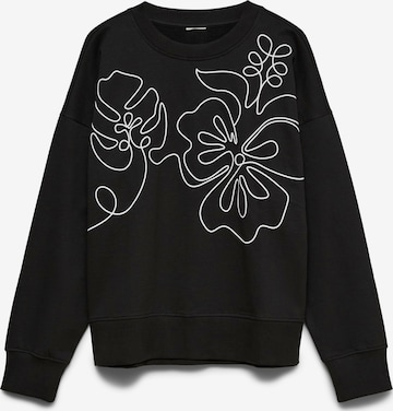 VERO MODA Tréning póló 'VMFOPAULA' - fekete: elől