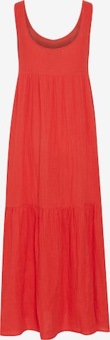 ICHI - Vestido de verano 'FOXA' en rojo