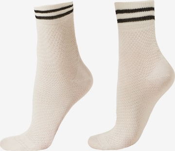 CALZEDONIA Socks in Beige: front