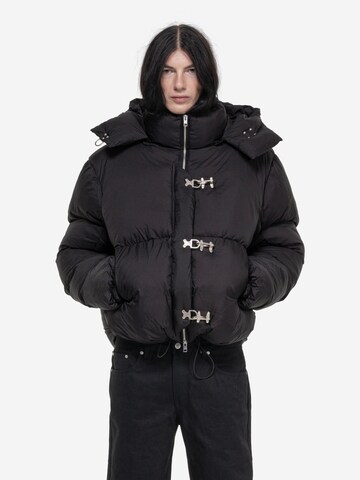 ENRAGE - Chaqueta de invierno 'FIREMAN PUFFER JACKET - BLACK' en negro