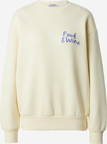 SublevelSweater majica - žuta boja: prednji dio