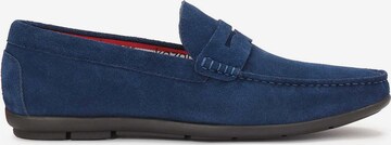 Mocassin Kazar en bleu