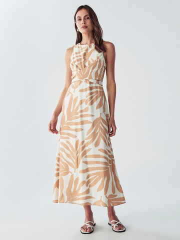 Willa Dress 'Revival' in Beige: front