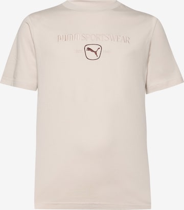 PUMA T-shirt 'CLASS' i beige: framsida
