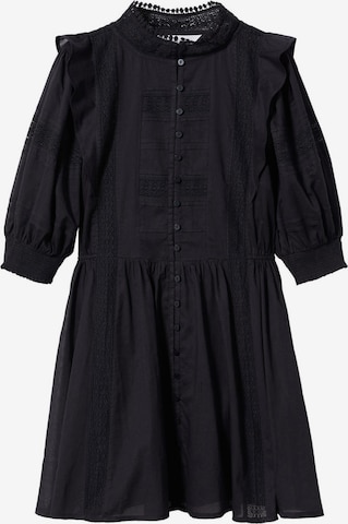 MANGO Skjortklänning 'Tresi' i svart: framsida