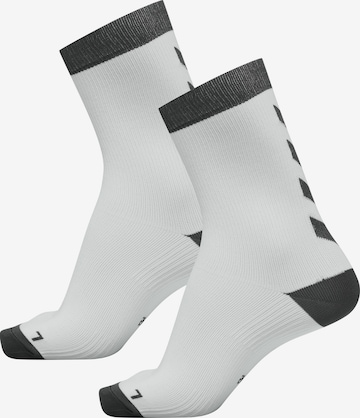 Chaussettes de sport Hummel en blanc : devant