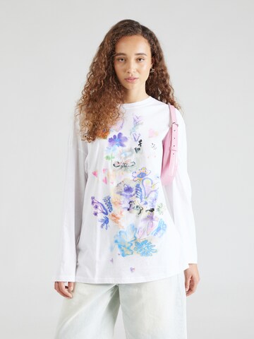 Monki Shirt in Wit: voorkant