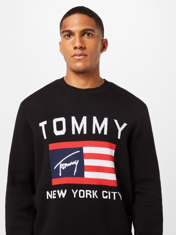 Tommy Jeans Pulóver - fekete